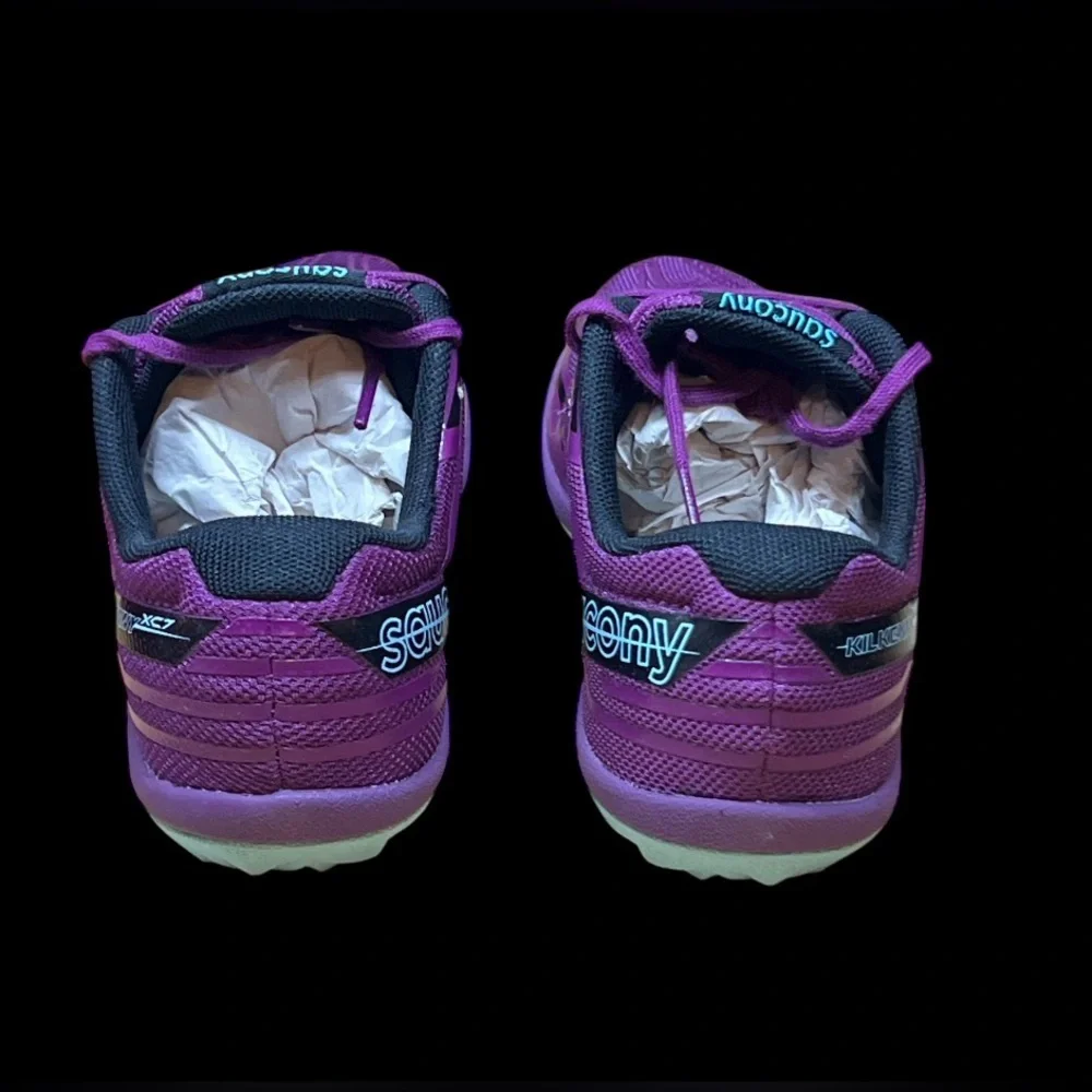 Size 5 - Saucony Shoes Womens 10 Purple Kilkenny XC7 Running Mesh Low S19041-3‎